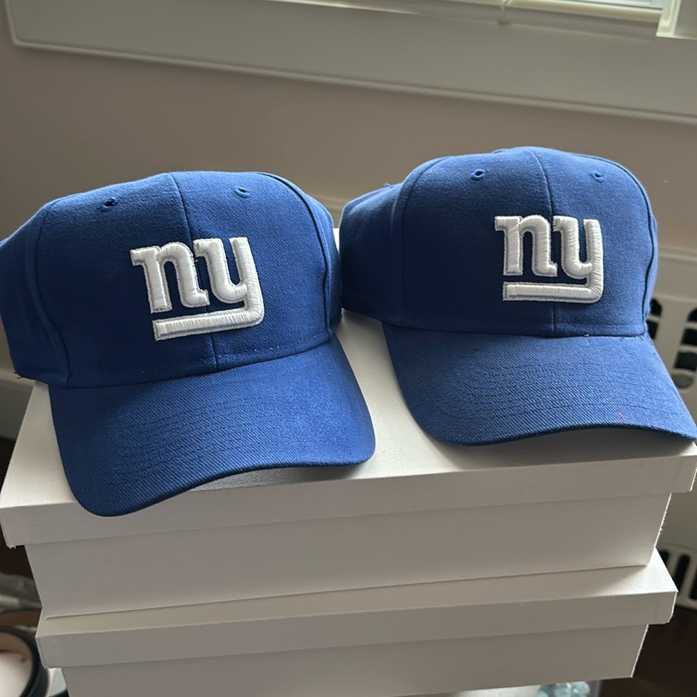 2 NY giants hats - new with tags